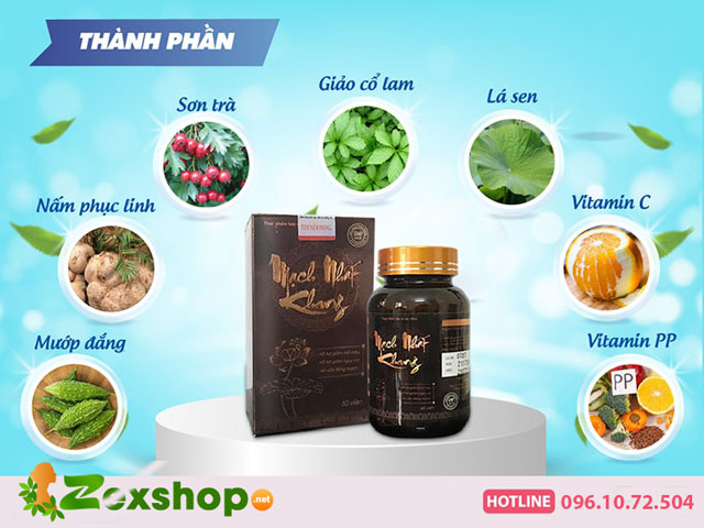 các thành phần của Mạch Nhất Khang