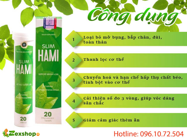 công dụng của Slim Hami