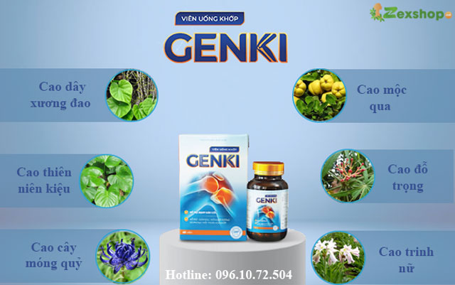 thành phần khớp genki