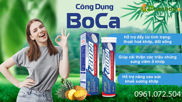 công dụng viên sủi Boca