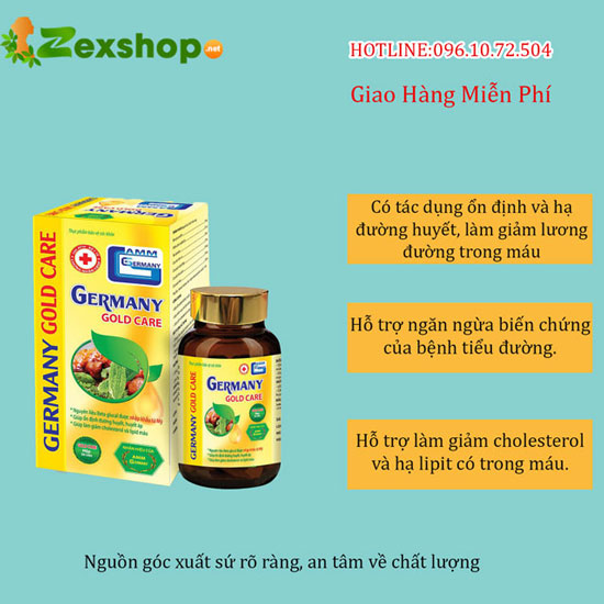 Công dụng của Germany Gold Care