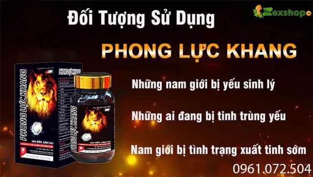 Đối tượng sử dụng Phong Lực Khang