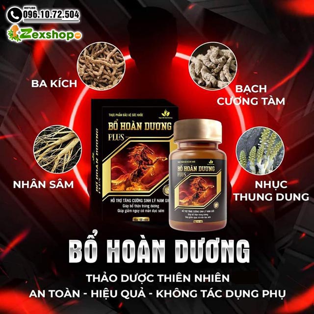 Bổ Hoàn Dương Plus thành phần