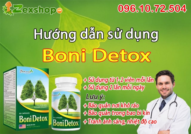 hướng dẫn sử dụng boni detox