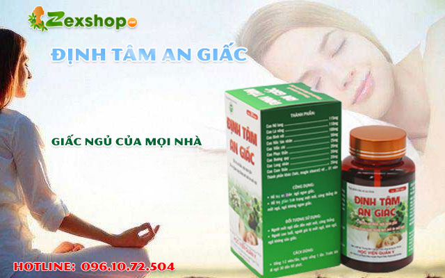 định tâm an giấc - hỗ trợ mang lại giấc ngủ ngon