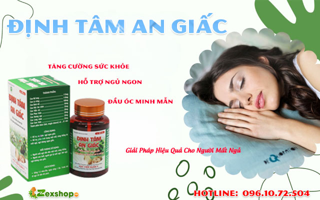 công dụng của định tâm an giấc