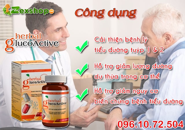 công dụng herbal glucoactive