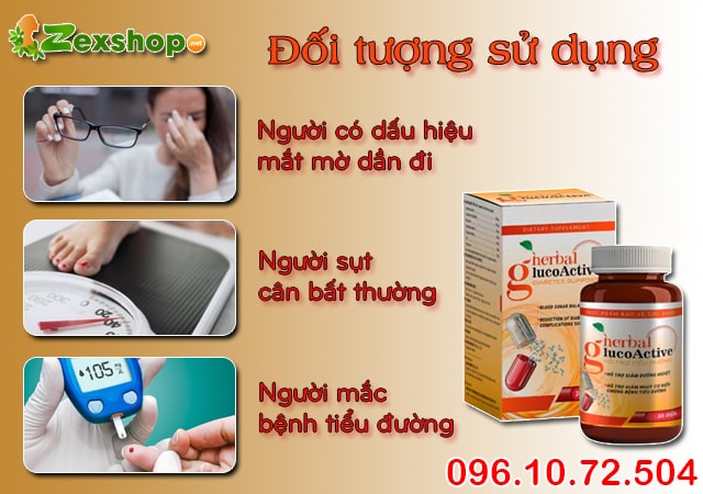 đối tượng sử dụng herbal glucoactive