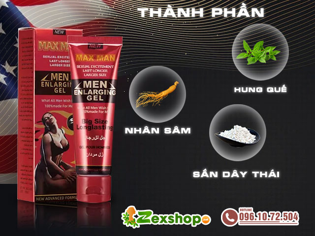 Thành phần của Maxman Enlargement