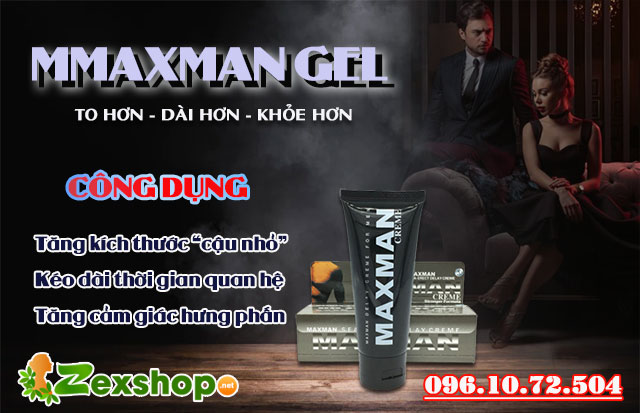 công dụng maxman gel