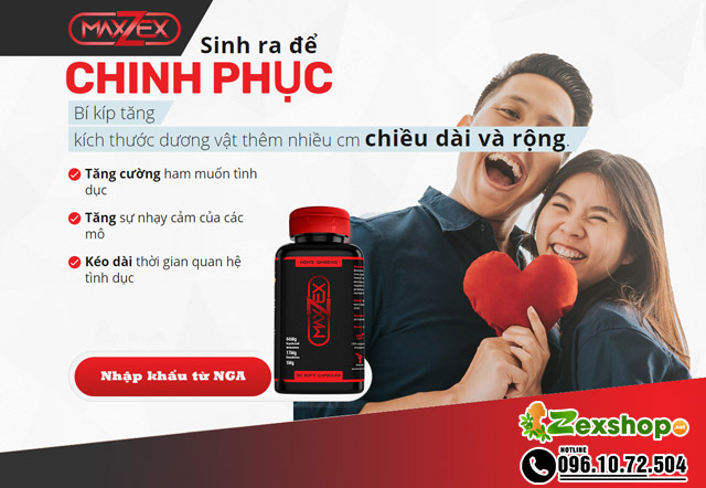 Maxzex công dụng