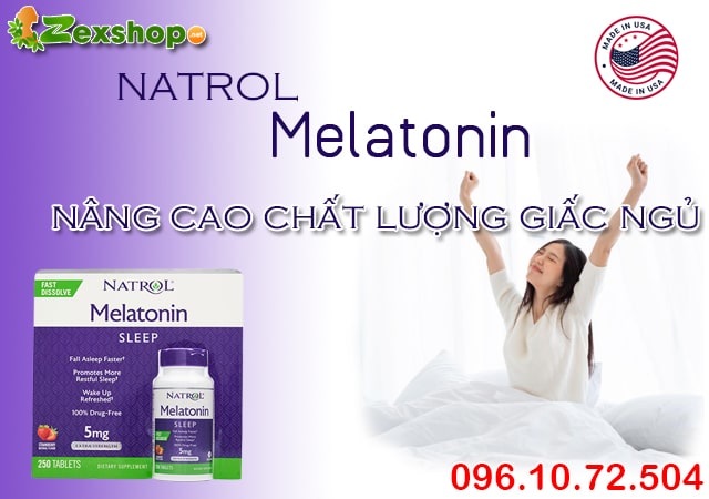 giới thiệu natrol melatonin