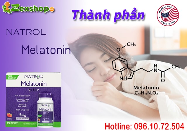 thành phần natrol melatonin