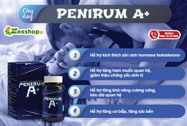 Công dụng của Penirum A+