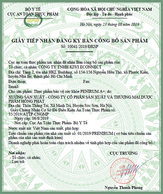 Hướng dẫn sử dụng Penirum A+