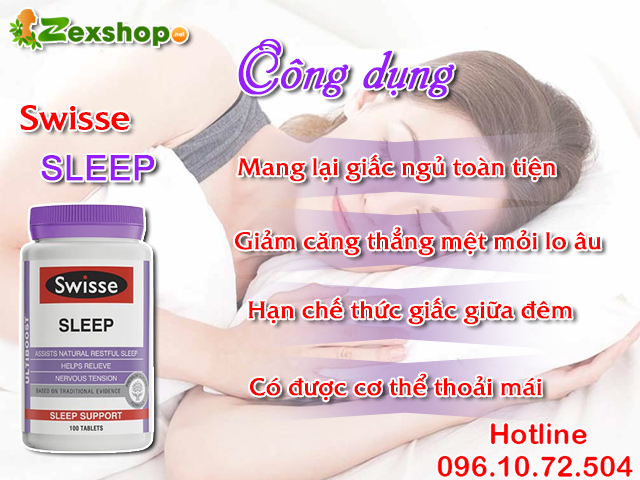 công dụng swisse sleep