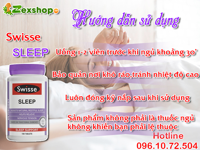 hướng dẫn sử dụng swisse sleep