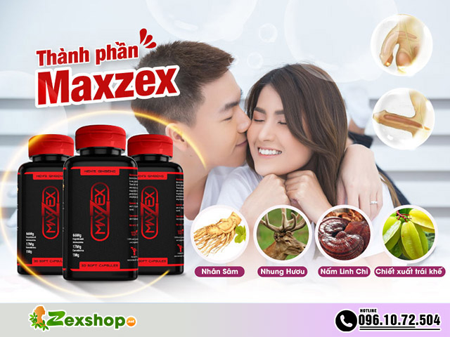 Maxzex thành phần