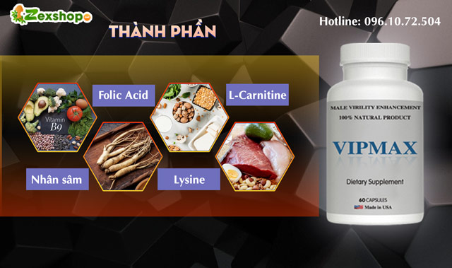 Thành phần Vipmax