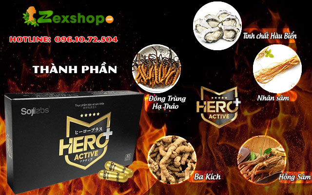 thành phần của hero+ active