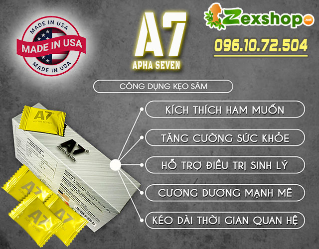 công dụng kẹo sâm a7