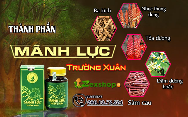 thành phần của mãnh lực trường xuân