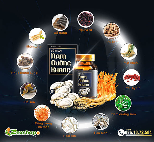 Nam Cường Khang thành phần