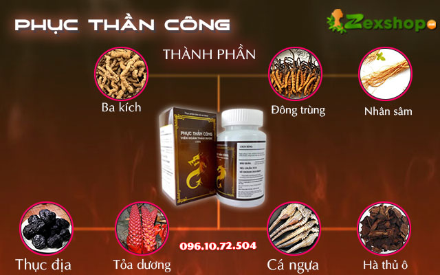 thành phần của phục thần công