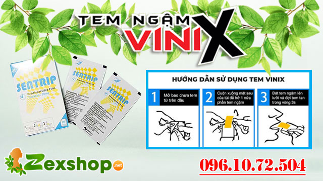 hướng dẫn sử dụng tem ngậm vinix