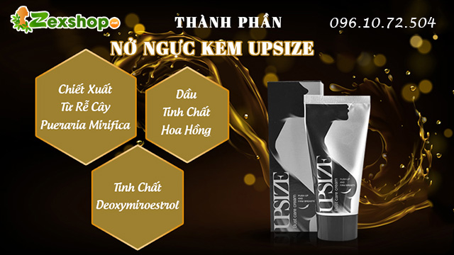 thành phần có trong sản phẩm upsize