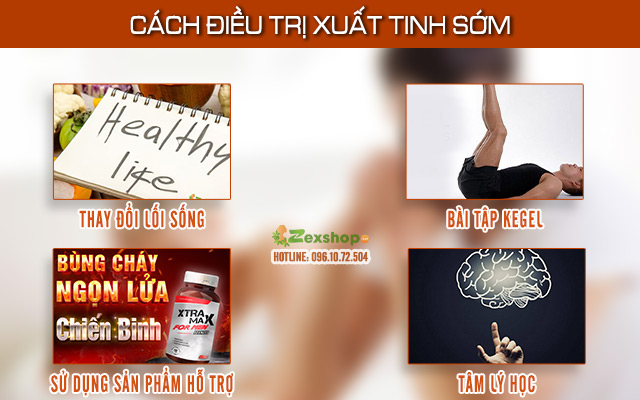 Cách điều trị xuất tinh sớm
