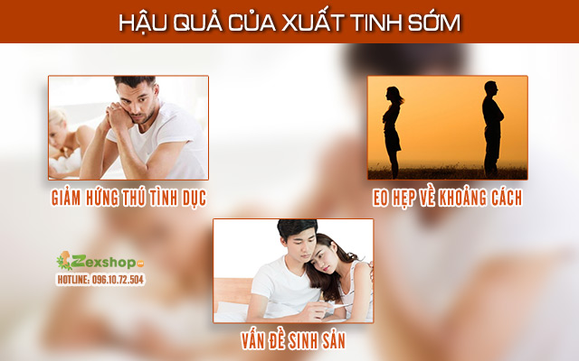 Hậu quả của triệu chứng xuất tinh sớm
