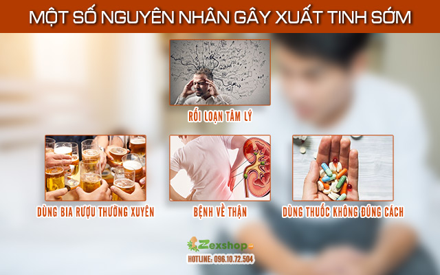 Nguyên nhân gây ra xuất tinh sớm ở nam giới