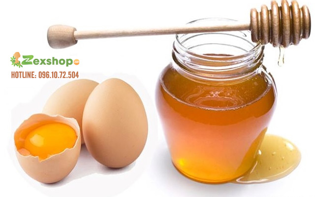 Hỗn hợp trứng gà & mật ong