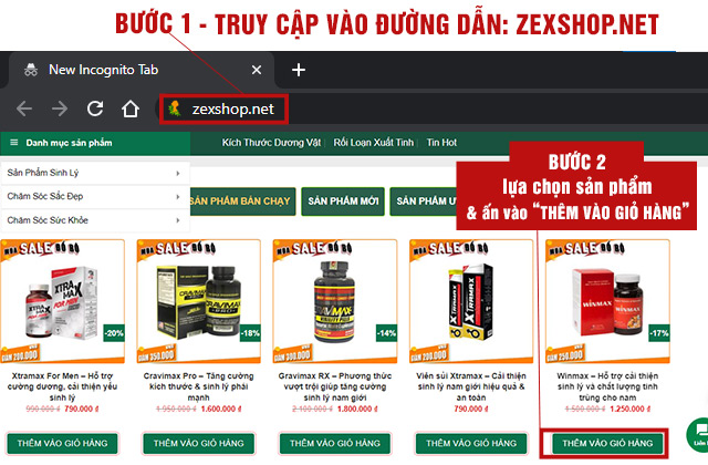 Bước 1 - Truy cập trang