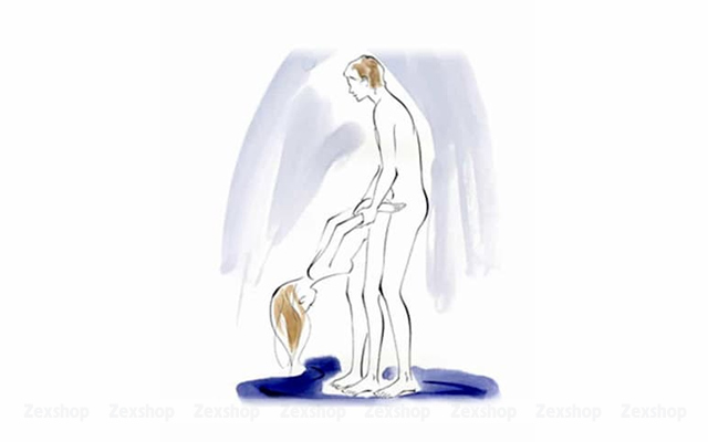 Tư thế đứng gập mang lại cảm giác mới lạ